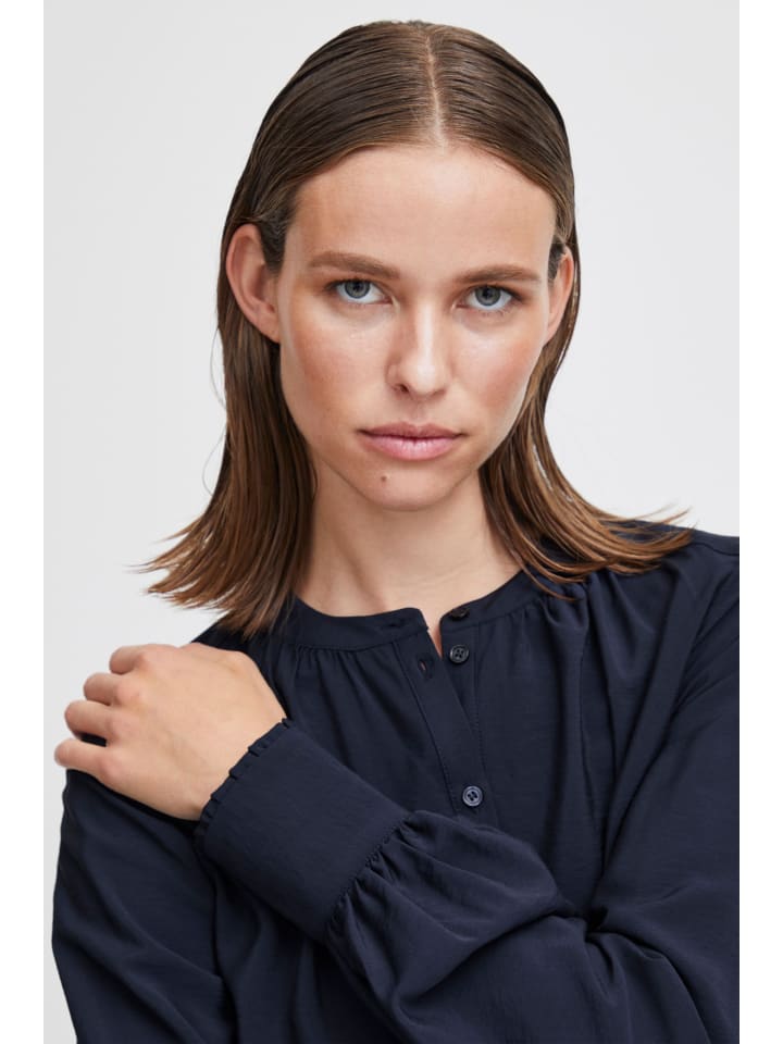BYILANO SHIRT - LIGHT WOVEN Regular fit in Total Eclipse