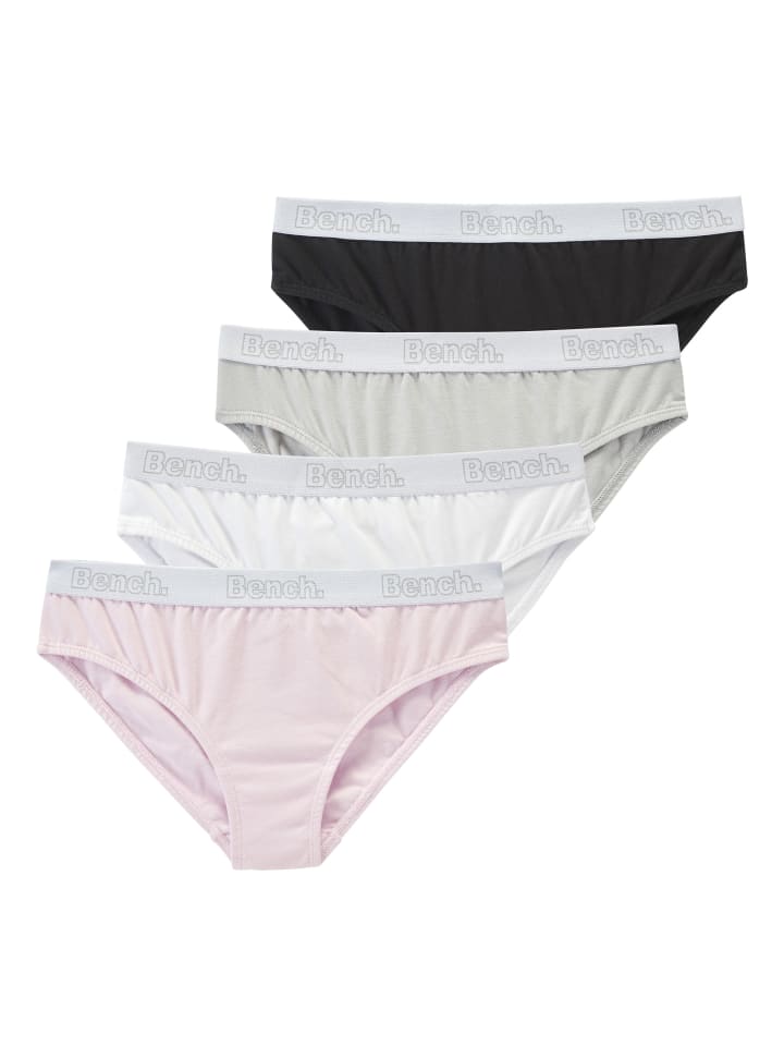 Slip in rosa / grau / weiß / schwarz
