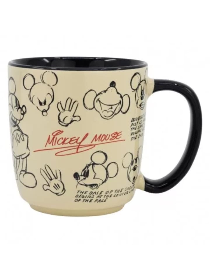 Keramikbecher mit Ornament 490 ml - Mickey Mouse