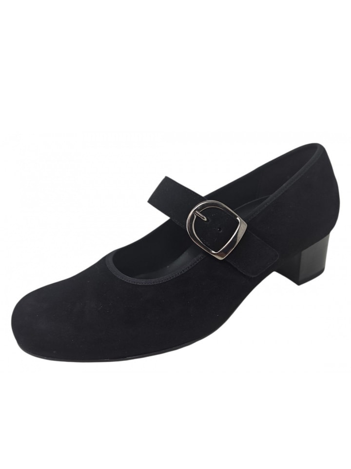 Spangenpump Cleo in Schwarz