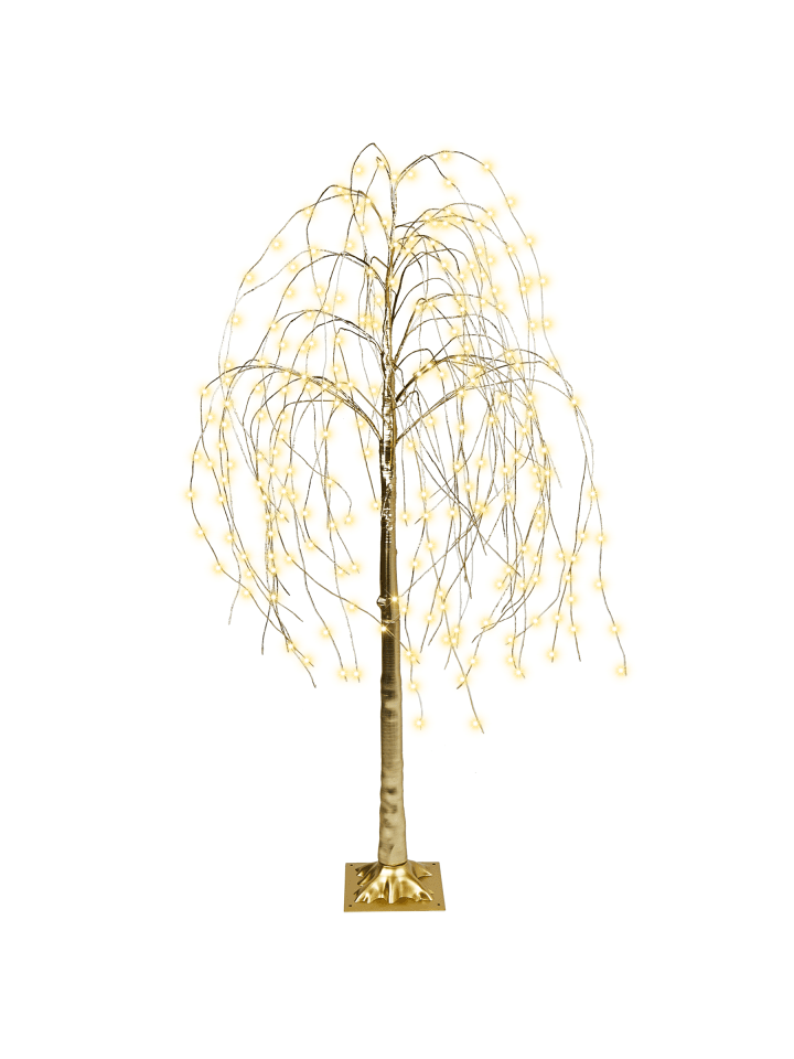 3-tlg LED Deko BALIONI in Gold