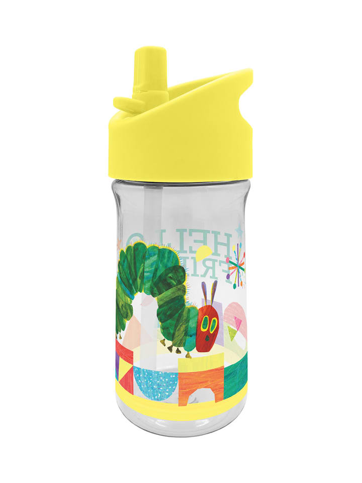 Trinkflasche Raupe Nimmersatt Hello Friend in Gelb - 370ml