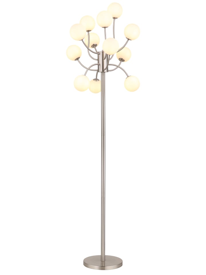 Stehleuchte "RIHA" in silver