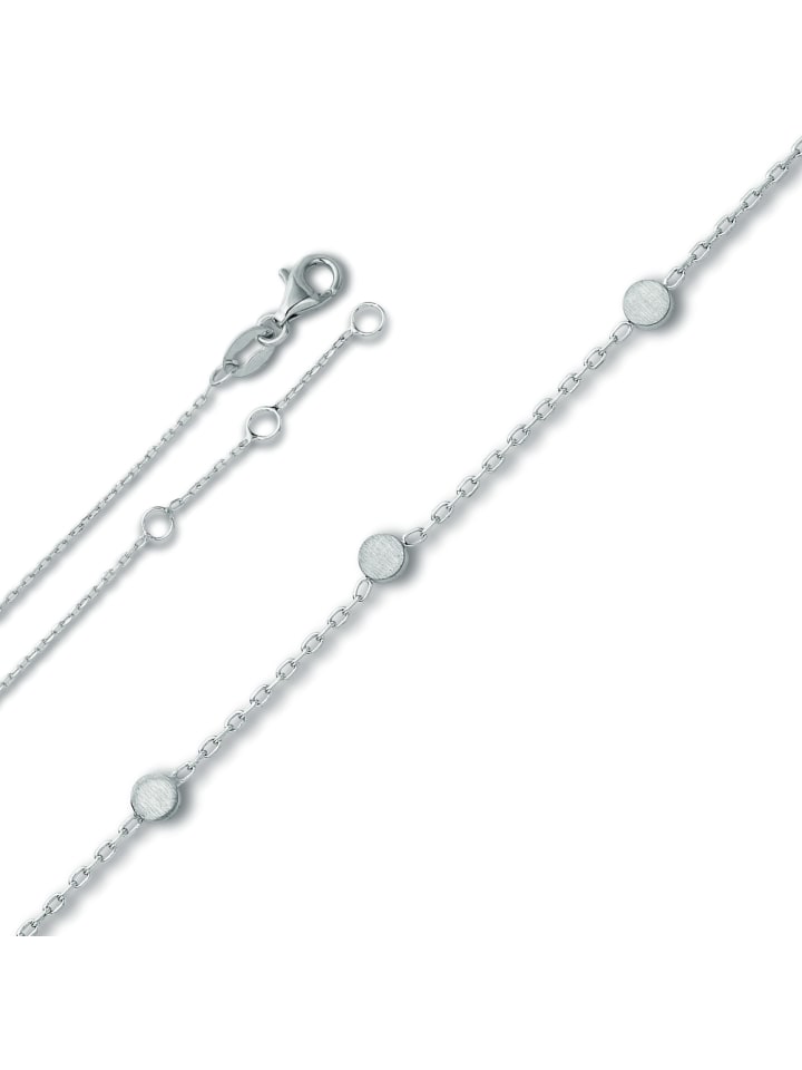 Halskette Rundankerkette aus 925 Silber   45 cm  Ø in silber