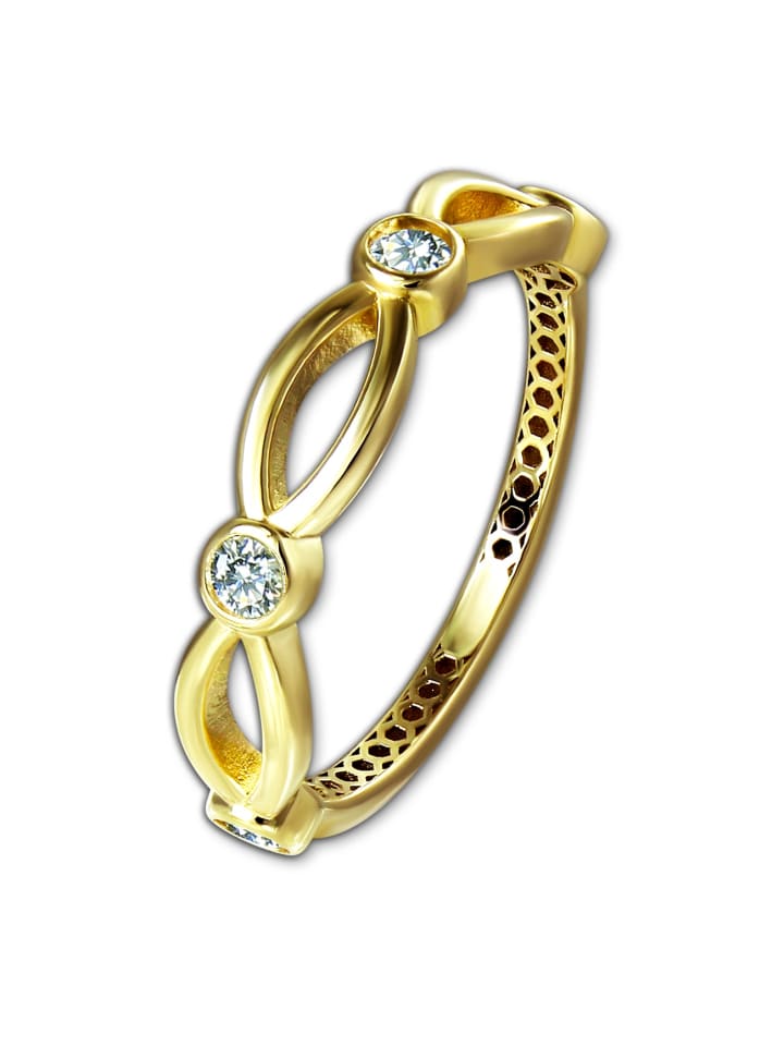 333 Gelbgold - 8 Karat Damen Ringe Ranke Fingerring 60 (19,1)