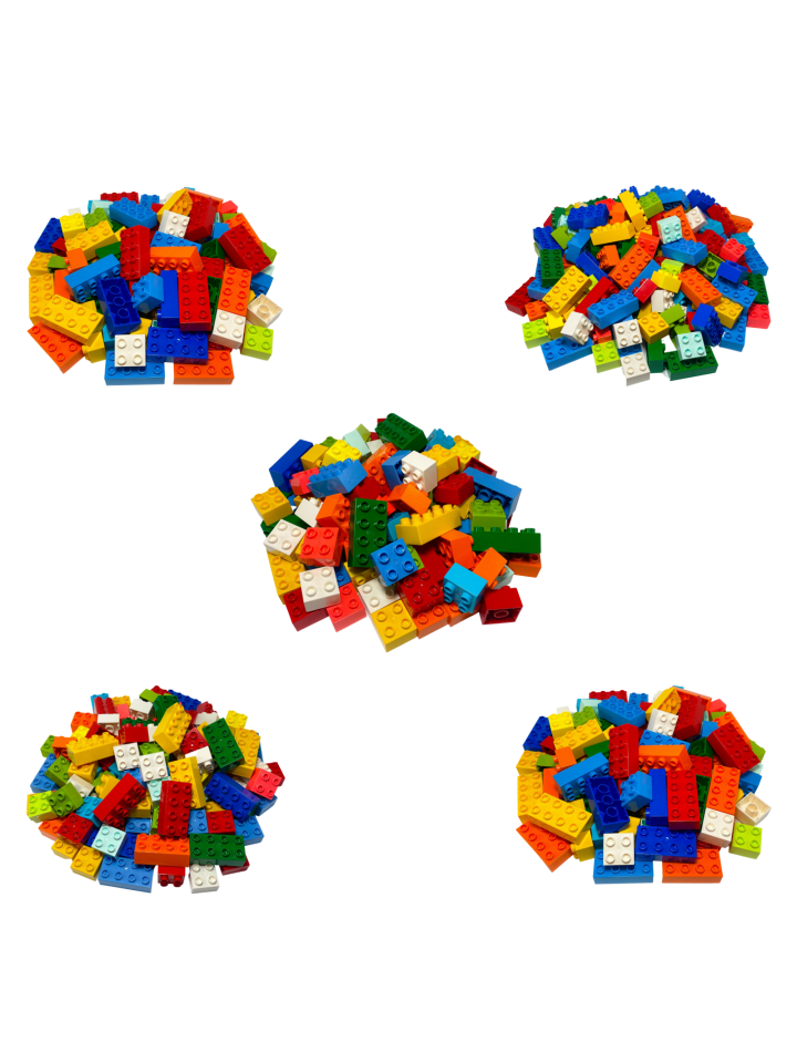 DUPLO® 12 2x4 und 38 2x2 Bausteine 50x Teile - ab 18 Monaten in multicolored