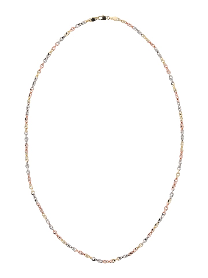 Women Chain Necklace in Gold Rose Silver