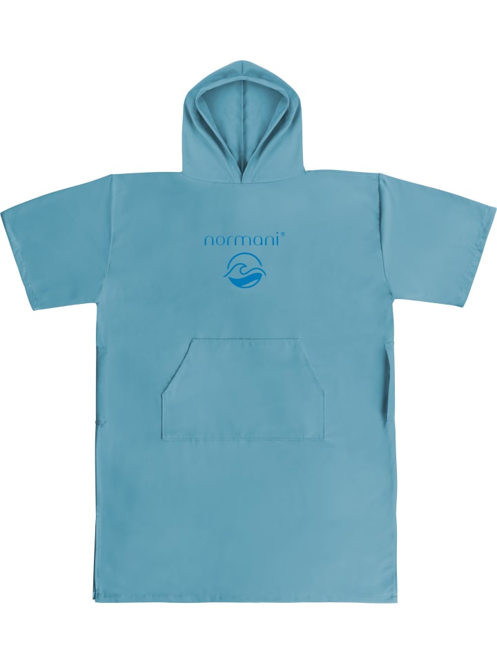 Mikrofaser Badeponcho Siargao in Blau