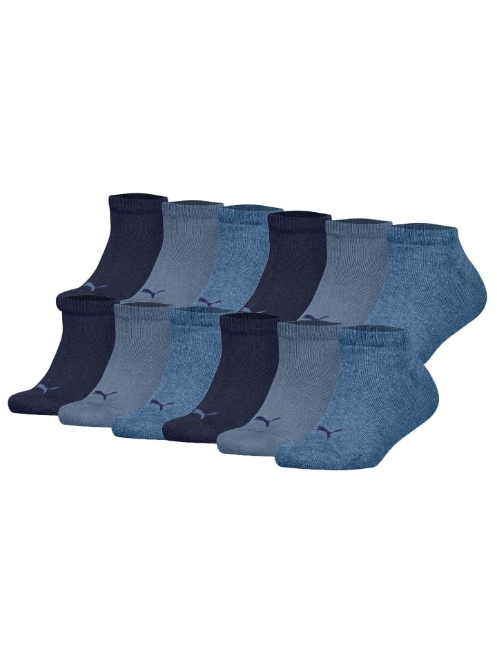 Socken 12er Pack in Denim Blau
