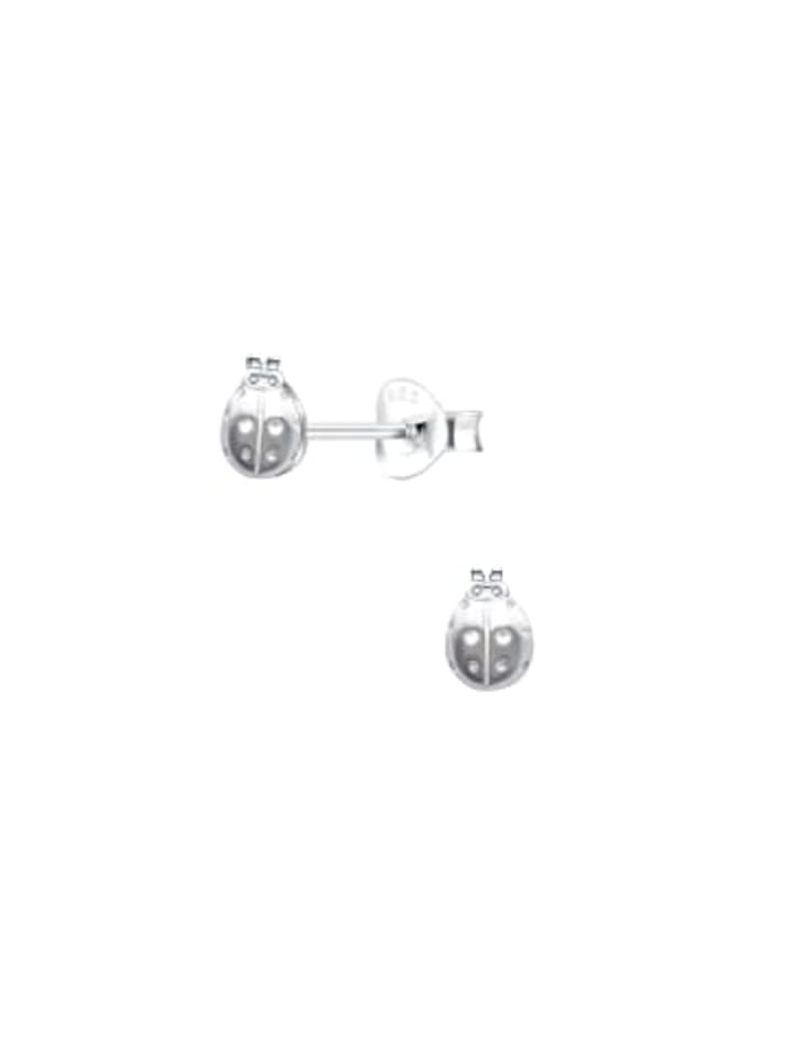 Ohrstecker MARIENKÄFER in 925 Sterling Silber, 2-tlg.