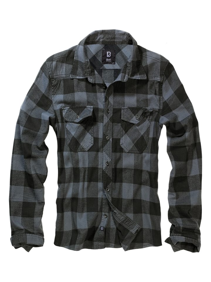 Bekleidung Check Shirt in schwarz/grau