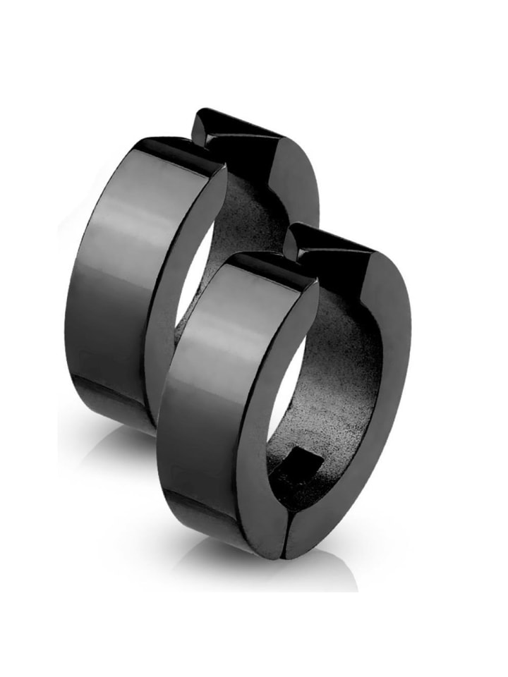 Ohrstecker in Schwarz