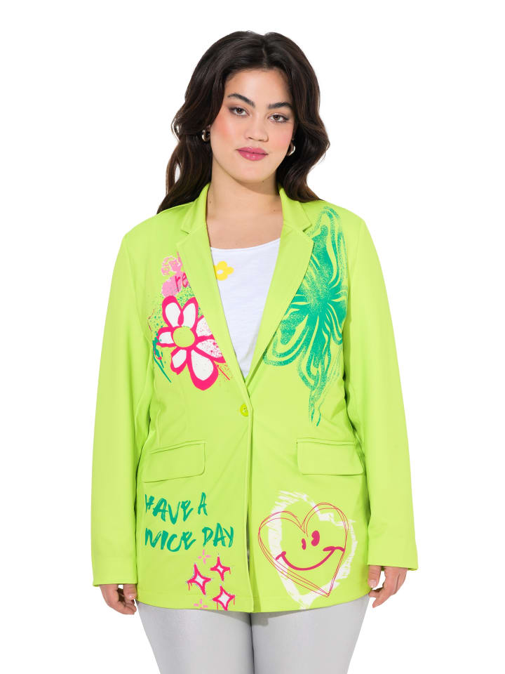 Blazer in limettengrün