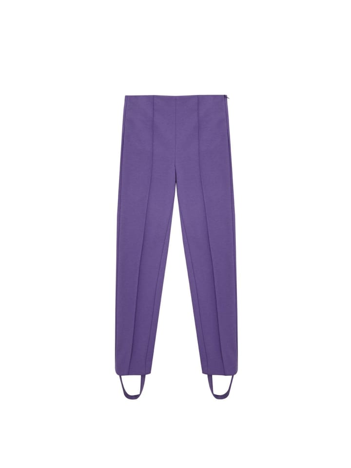 Lila Viskose Athletik Hose
