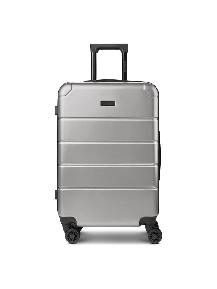 Dublin 4 Rollen Trolley M 64 cm mit Dehnfalte grey taupe