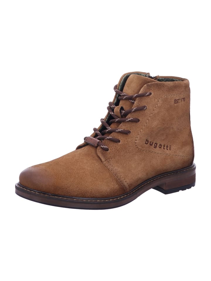 Schnürstiefeletten Marcello I in cognac