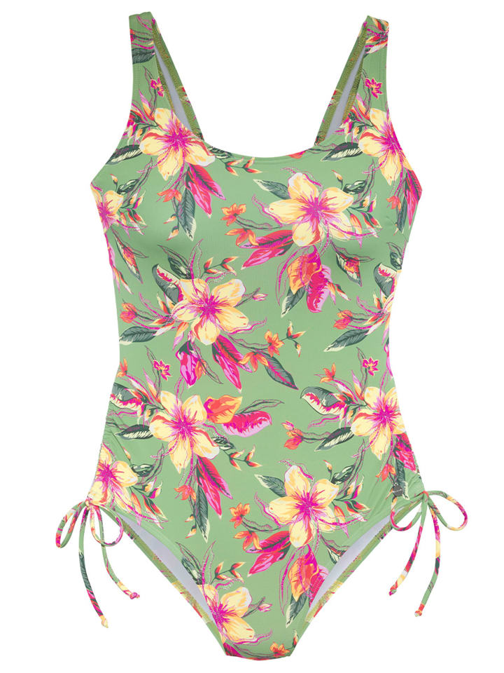 Badeanzug Malia in Green print