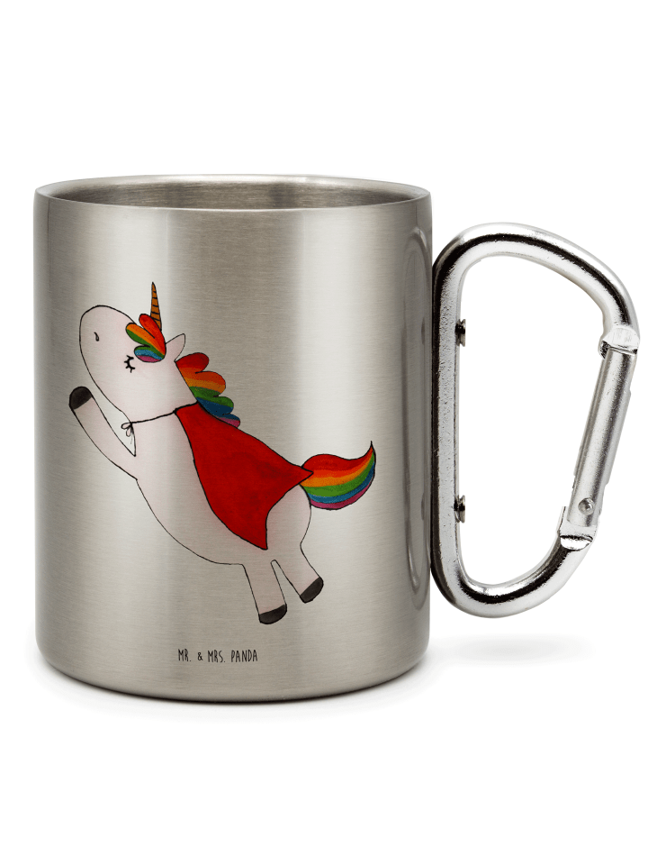 Tasse Einhorn Super ohne Spruch in Silber