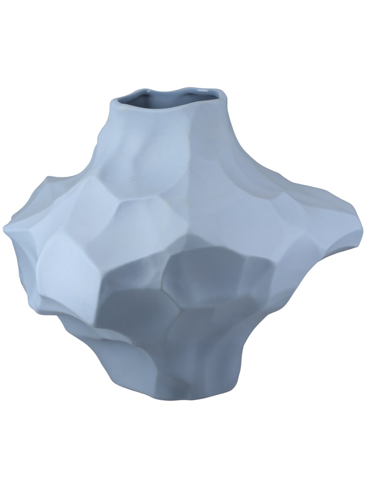 Vase Olbia blau - (H) 20 cm