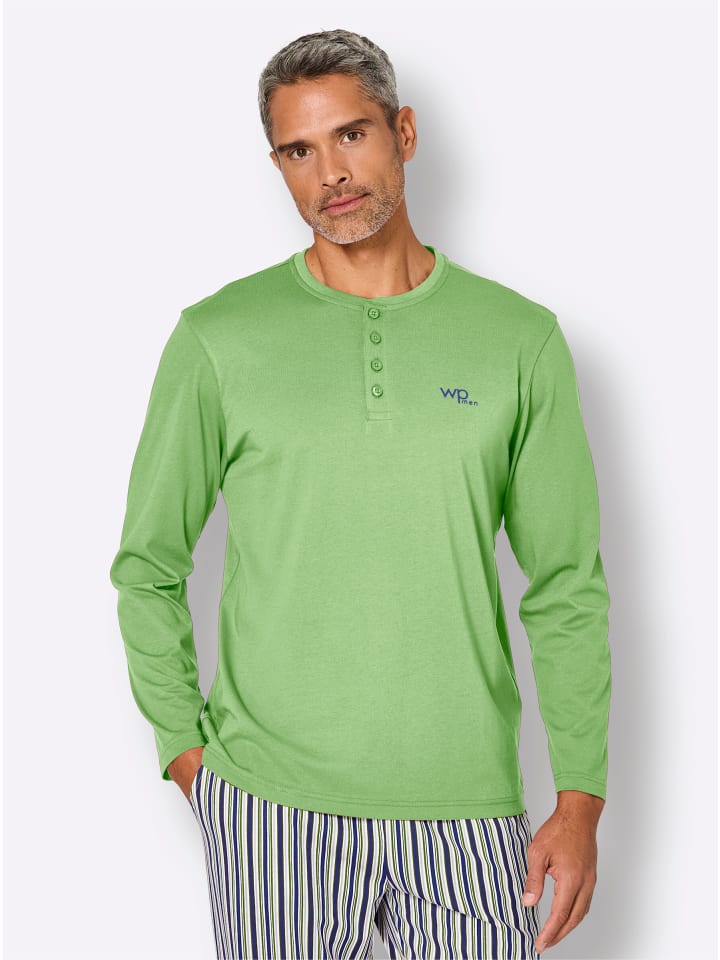 Schlafanzug-Shirt in apfel