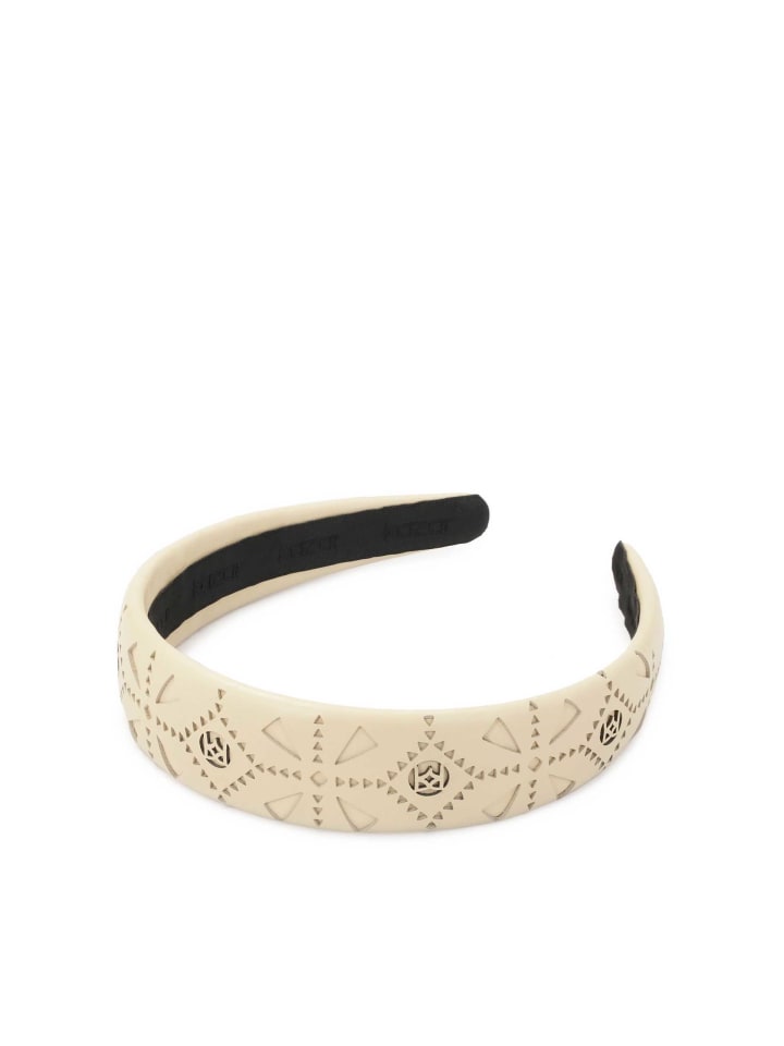 Haarreifen & -bänder in Creme