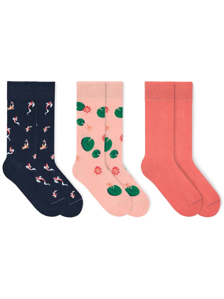 Gemusterte Socken Classic & Icons Socken Bundle in Mehrfarbig