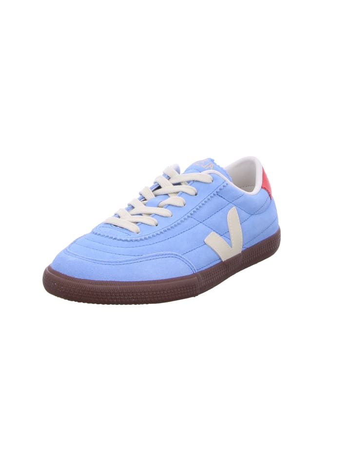 Schnürschuh in blau