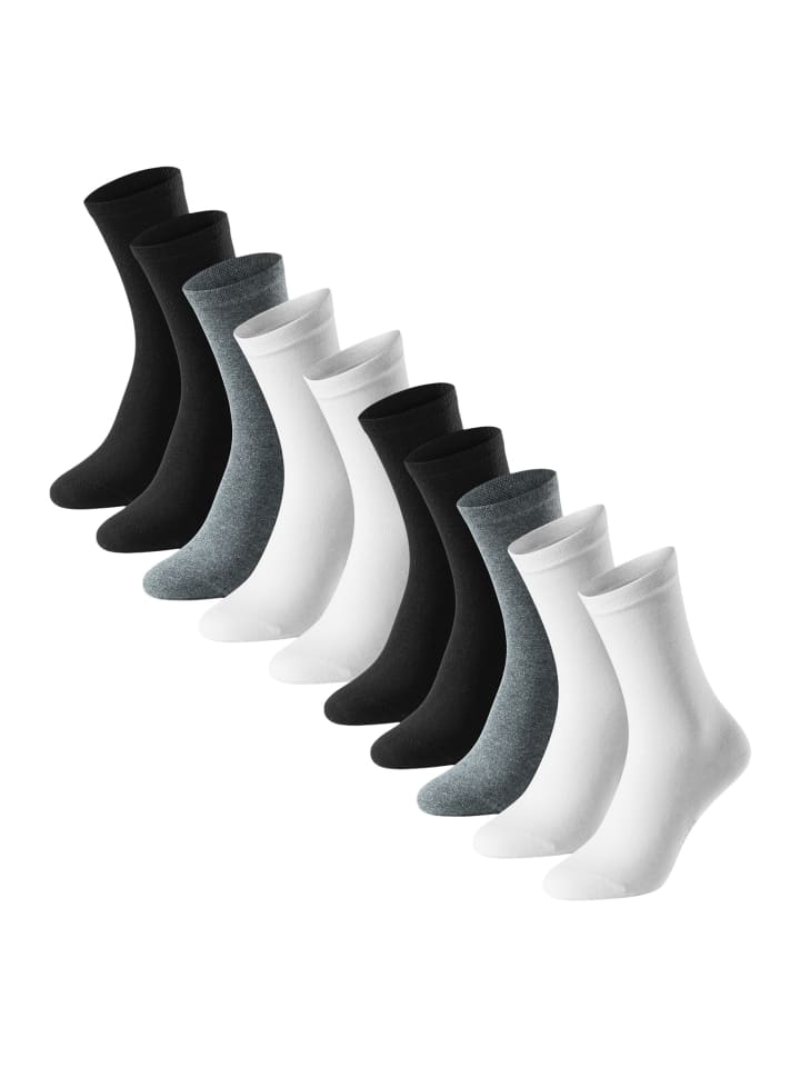 Socken Bluebird in Schwarz / weiß / grau