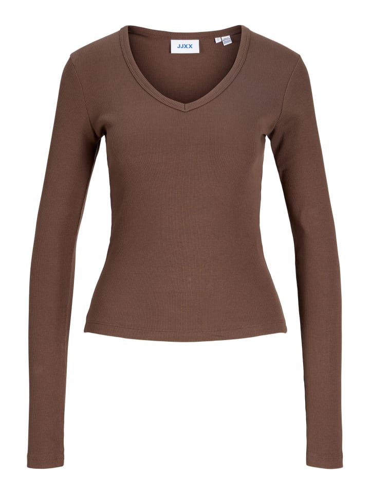Langarm-T-Shirt in Bracken