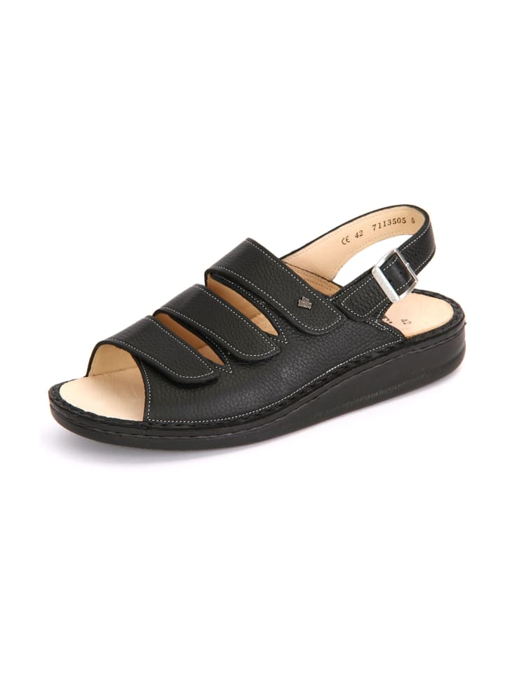Komfort Sandalen in Schwarz