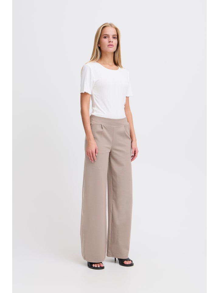 Casual Hose IXKATE Straight fit in Fungi
