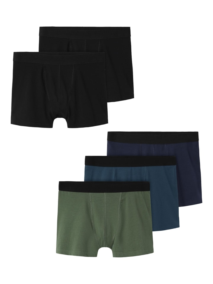 5er-Pack Boxershorts in Black 1