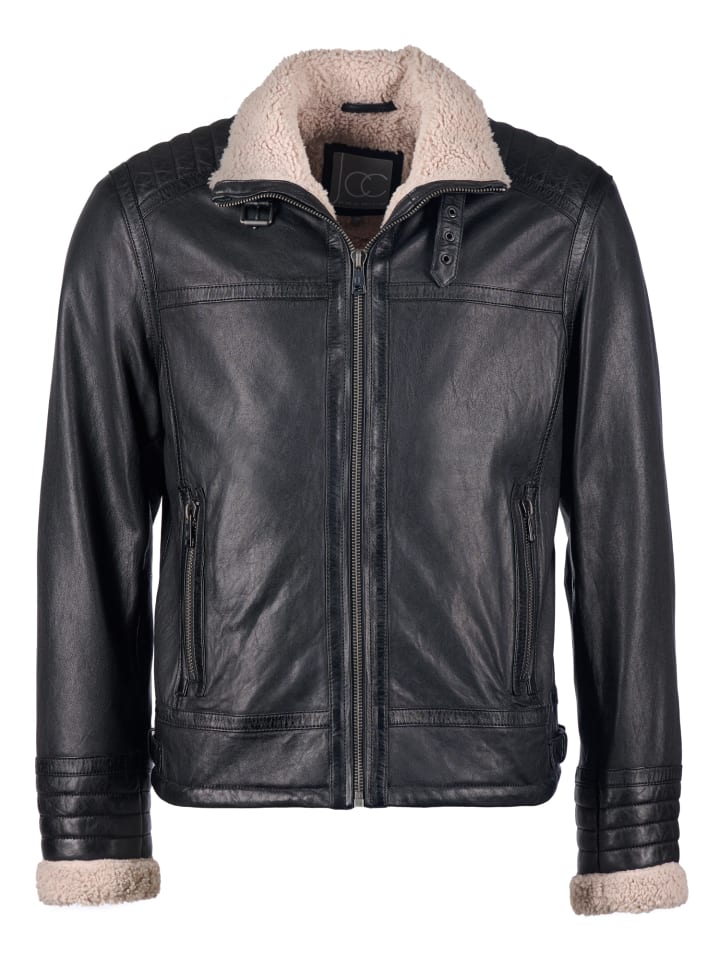 Lederjacke 3102172 in schwarz