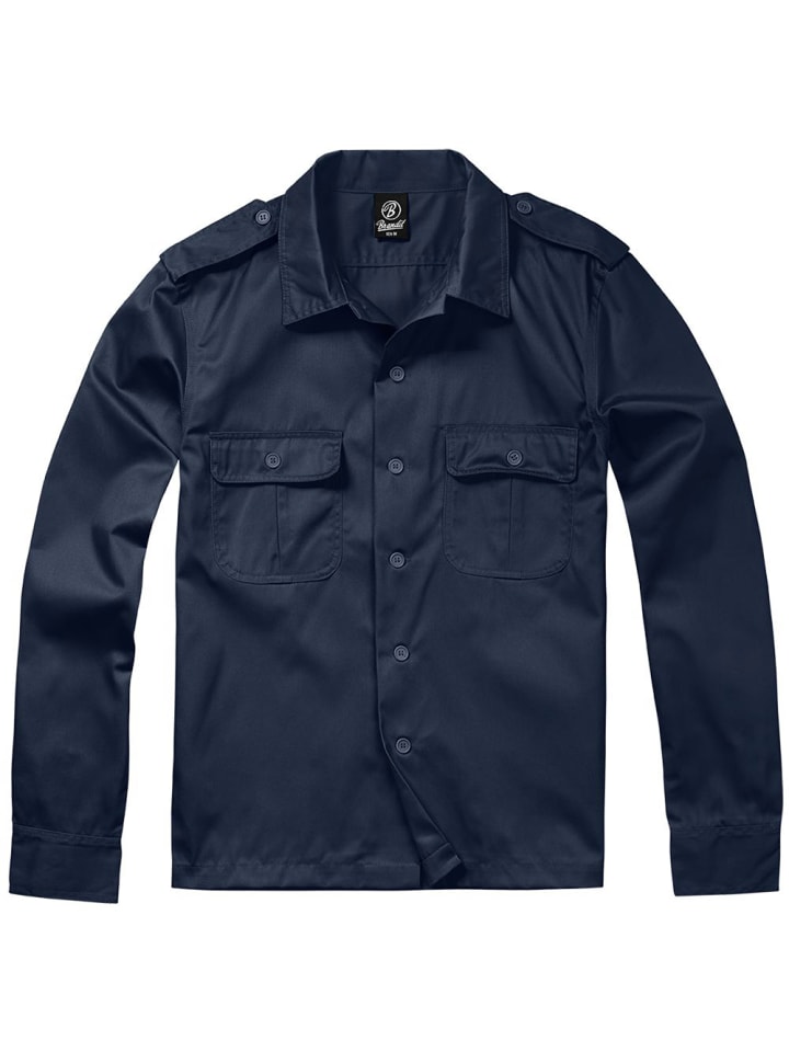 Hemd "Us Shirt Long Sleeve" in Blau