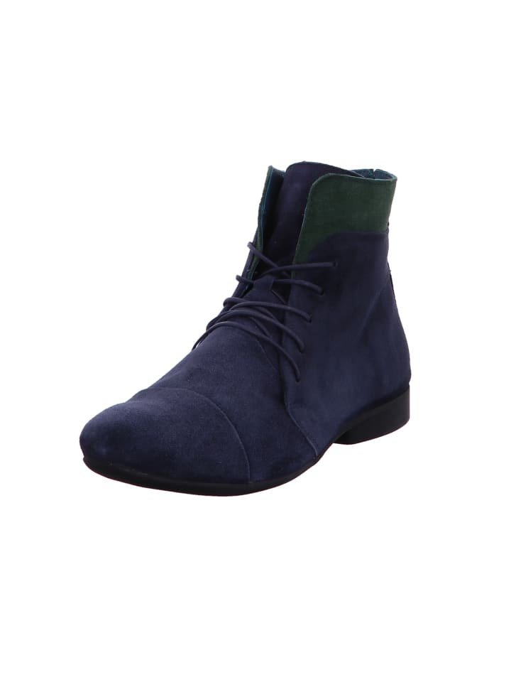 Schnürschuh in blau