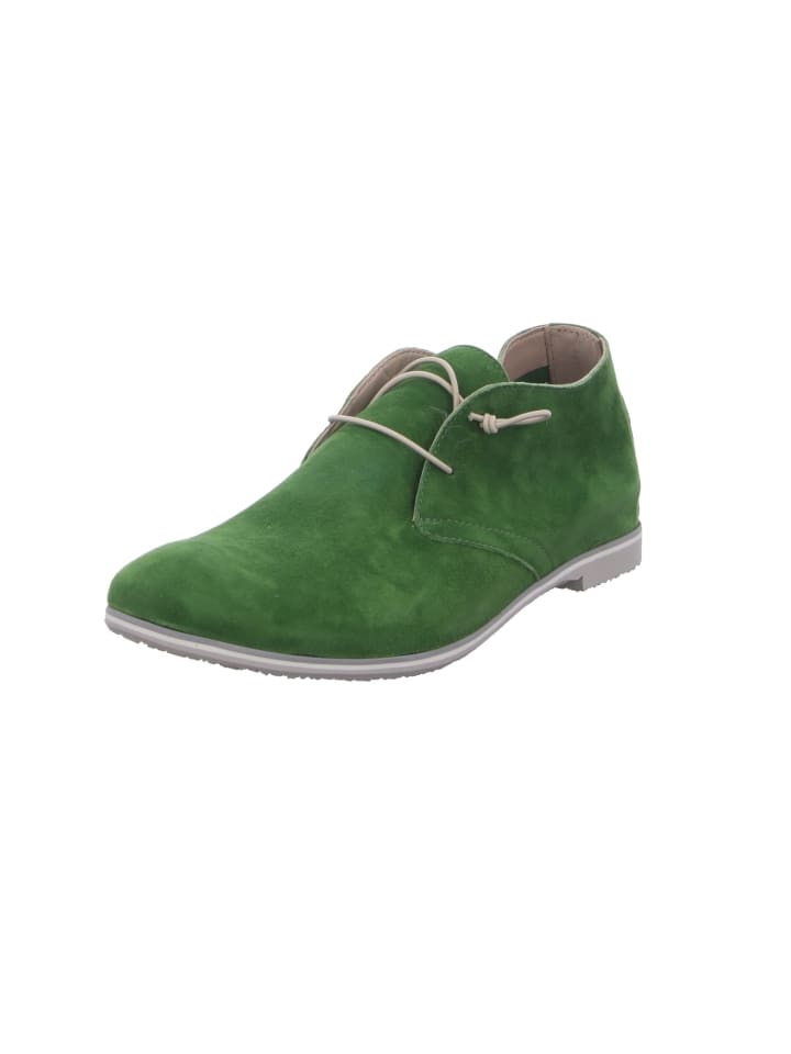 Schnürschuh in grün