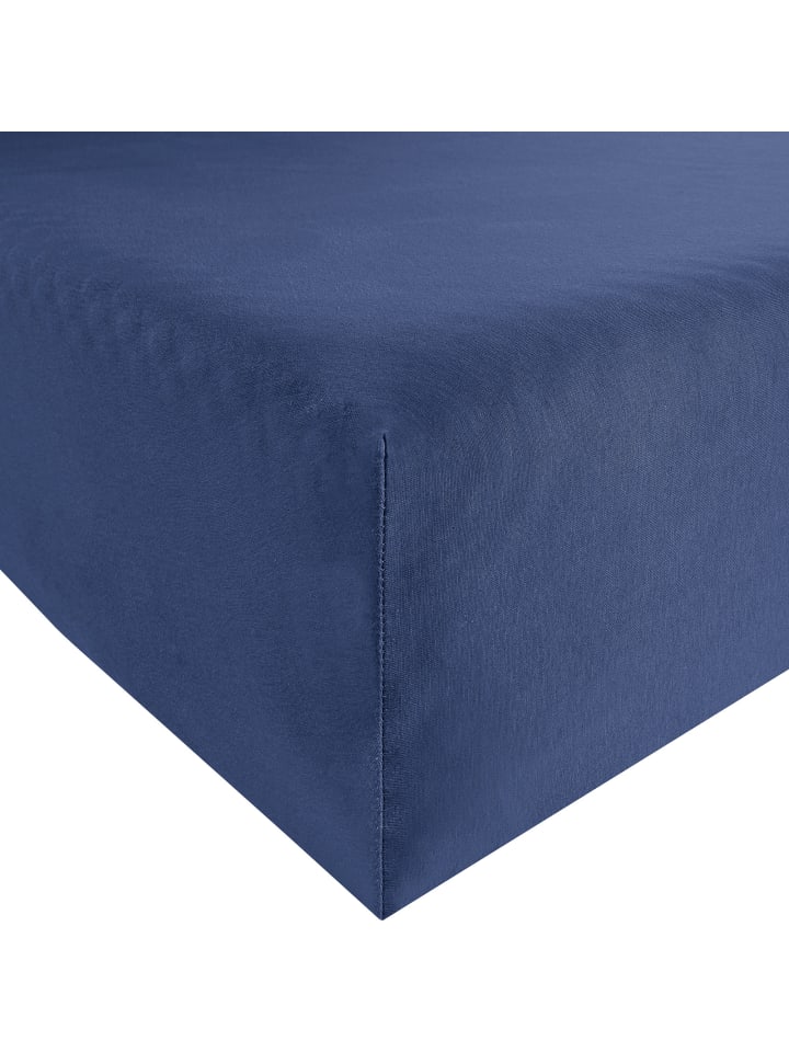 Spannbettlaken Bella Donna in marine