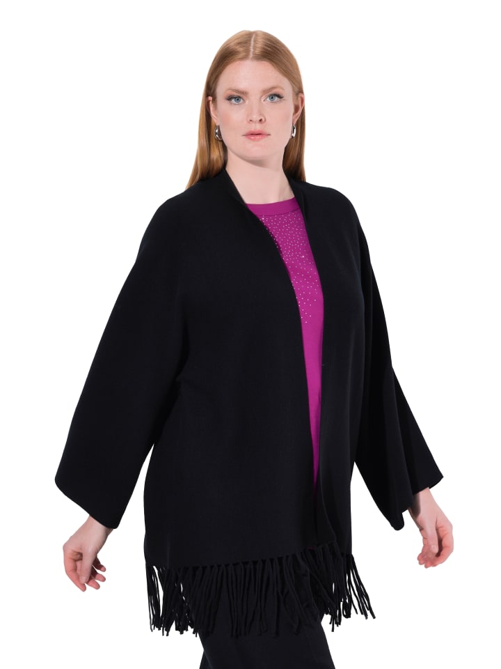 Strickjacke in schwarz