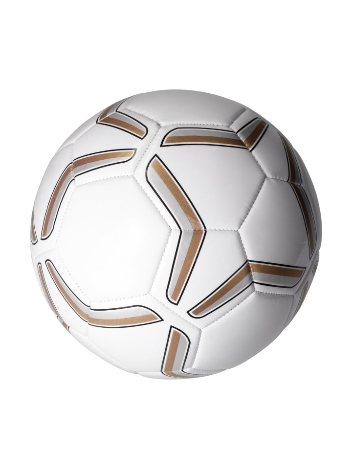 Fußball "Strike" in weiß/gold - Größe 5