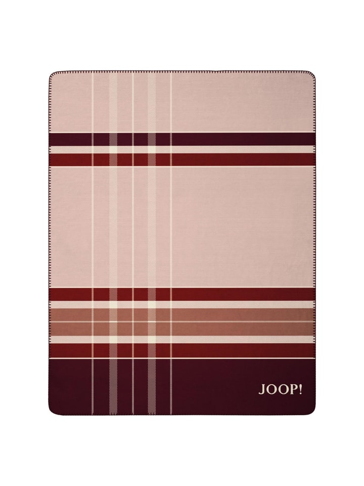 JOOP! Wohndecke Grate in rouge