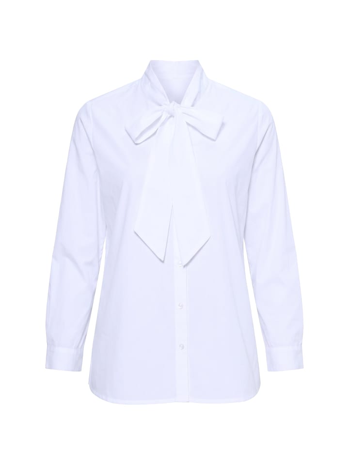Bluse in schneeweiß
