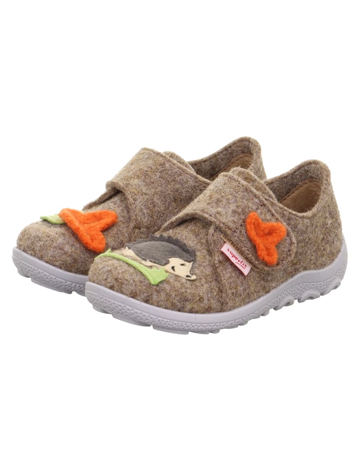 Geschlossener Hausschuh HAPPY OCTI in Beige