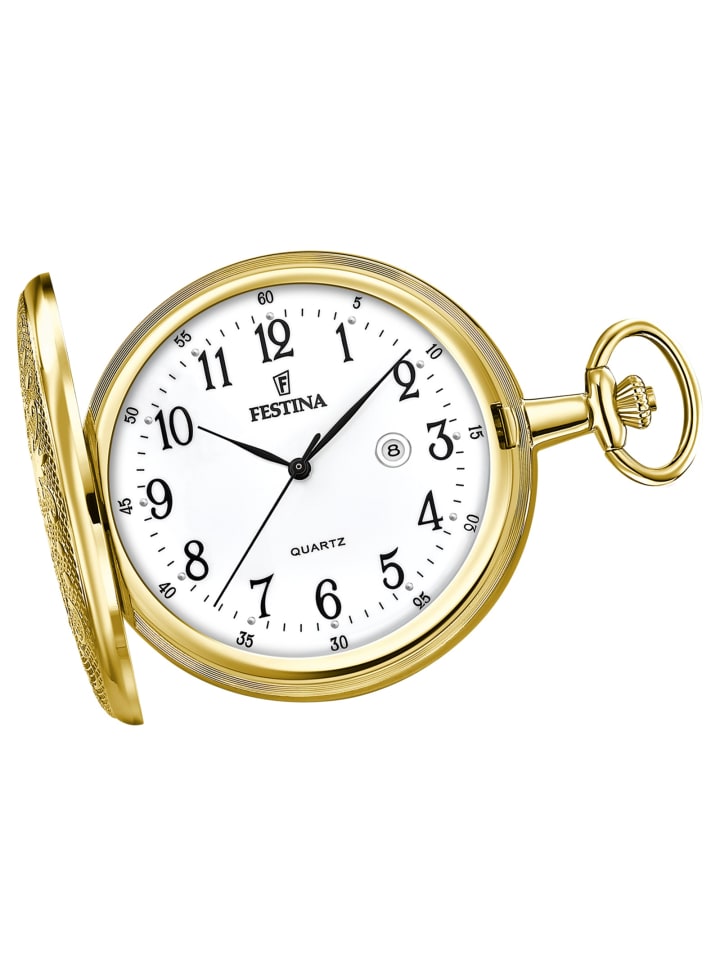 Analog-Taschenuhr Festina Taschenuhr extra groß (ca. 49mm)