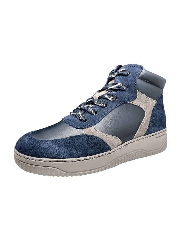 Komfort Schnürschuhe in Blau