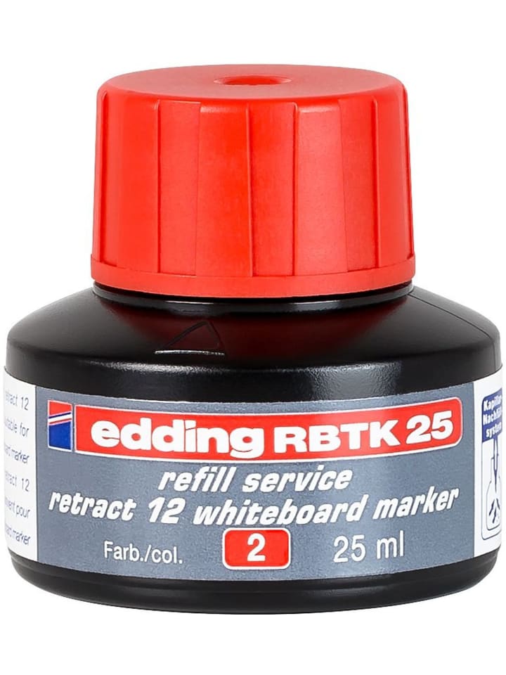 Nachfülltinte edding RBTK 25 für edding Boardmarker retract 12 25ml ro...