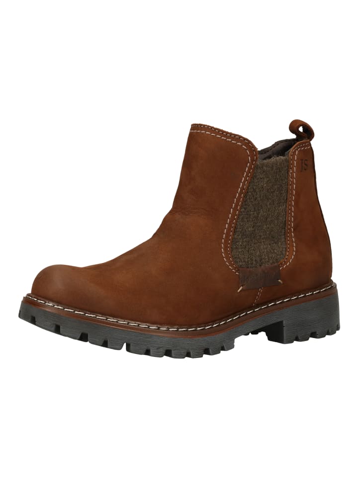 Stiefelette Braun/Grau