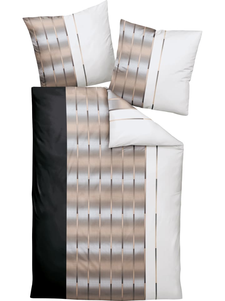 Mako-Satin Bettwäsche in braun