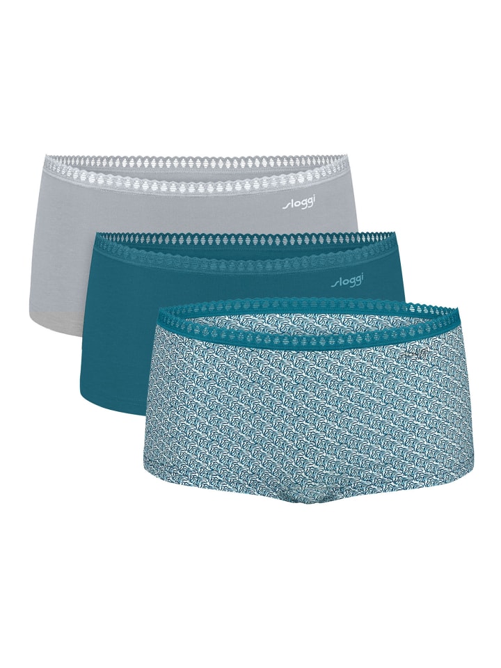 Panty Blue GO Crush 3er-Pack in MULTIPLE COLOURS 22