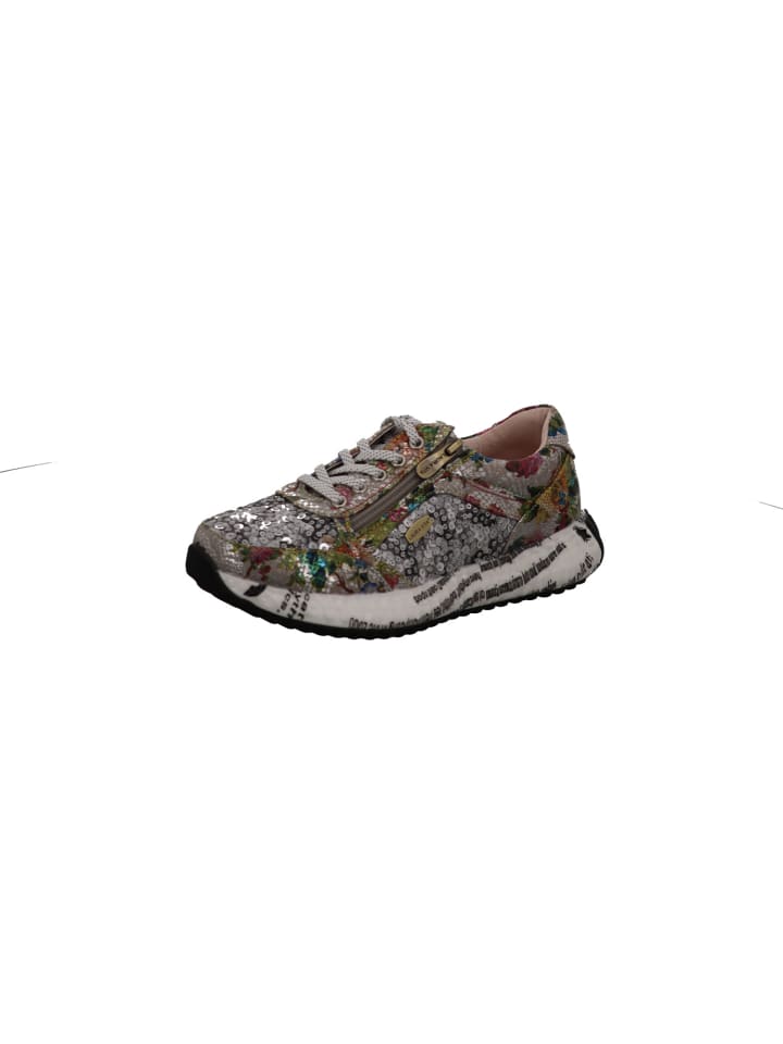 Schnürschuh in silber