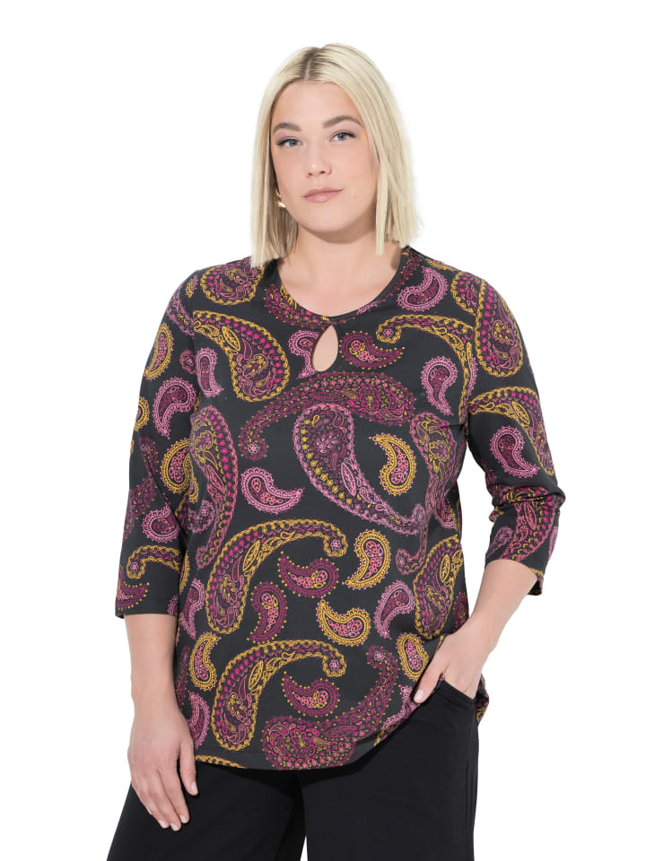 Longshirt in schwarz